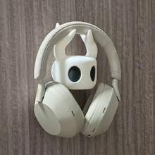 3D Printed Black 3D Decorative Figurine, Headphone Game Controller Stand With Matte Texture Craftsmanship, Minimalist Angular Design With White Circular Decoration, Surface Retains Printed Texture. Suitable For Desktop, Desk, Gaming Station As Decorative Display, Unique Niche Desktop Item, Suitable For Collection And Display, Also As Creative Gift For Like-Minded People, High Recognition Design, Holiday Gift - Multicolor - View 11