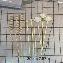Mixed Curly Aromatherapy Wood Sticks | Spring Curly Curved Aromatherapy Wood, Long-Lasting Diffusion, Essential Oil Diffuser Replacement, Artificial Wood, Unscented, Suitable For Christmas, Thanksgiving, Valentine's Day, Ramadan - Mixed Set - View 4