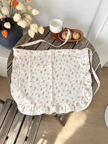 1pc Floral Waist Apron, Suitable For Flower Shop, Bakery, Home Kitchen, Workwear - Multicolor - View 16