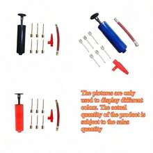 Multiple Colors Are Available For Selection 10Pcs/Set Portable Mini Hand Air Balls Pump Inflator Inflatable Kit With Needle For Soccer Basketball Football Volleyball Balls - Multicolor - View 9