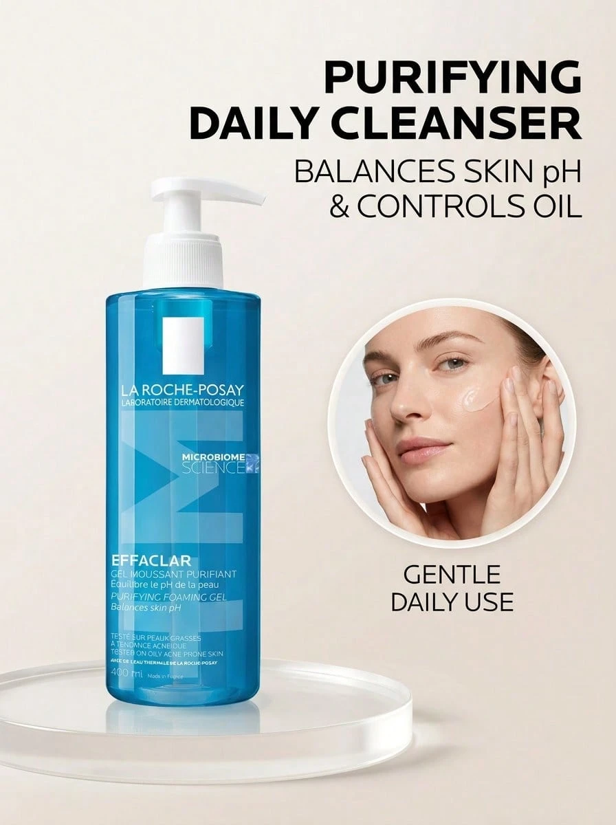 La Roche-Posay Effaclar Purifying Cleansing Gel 400 ml - 彩色 - 查看 1