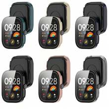 Protective Film Case Compatible With Xiaomi Watch 4 Smart Watch, Anti-Scratch Protective Film Frame Cover, PC Material Shell + Tempered Glass Full Protection - Compatible With Redmi Watch 4 - View 8