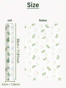 1 Roll Width 30/45cm/11.81in/17.72in Cabinet Lining, Easy To Clean Moisture-Proof Pad, Waterproof, Oil Resistant, Shelf Lining Can Be Trimmed, Suitable For Kitchen, Refrigerator, Table And Drawer, Floral Pattern Design, Simple And Atmospheric. - Chrysanthemum Cushion - View 15