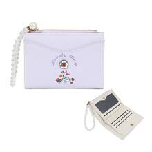 Pearl Bracelet Short Wallet Little Duck Cartoon Playful Women's Multi-Slot Coin Purse Fresh Cute PU Wallet - Multicolor - View 14