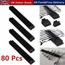 80PCS Black Magnetic Wrench Organizer Widget Portable Tool Storage Shelf - A - View 1