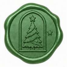 20/30/60pcs Christmas Wax Seal Stickers, Invitation Envelope Seal Stickers, Self-Adhesive Wax Seal Stickers, Suitable For Christmas, Party, Envelope, Gift Packaging - Christmas Tree 2 (Green) - View 10