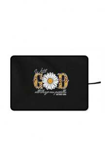 2D Flat Colorful Trunk Mat, Fun Cat, God Floral Text Print, Cushion Cloth For Folding Car Trunk, Waterproof And Dirt Resistant Car Trunk Mat, Interior Protection Trunk Mat Specially Designed For Vehicles, Durable, For Driver, Multi-Function Pad, Ideal Housewarming Gift Or Car Accessory For Loved Ones - A - View 13