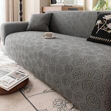 Chenille Sofa Cover, Soft Elastic Floral Sofa Slipcover, Non-Slip Furniture Protector, Washable Living Room Sofa Cover, Pet Friendly, Dust-Proof Durable, All-Season Home Decor - Multicolor - View 9