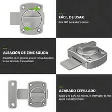 Latches & Bolts - Silver - View 3