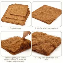 3pcs Bedding - Artificial Grass Mat, Washable And Durable, Suitable For Indoor And Outdoor Use, Perfect For Chickens, Rabbits, Hamsters And Other Pets, Natural Appearance, Easy To Maintain, No Electricity Required, All-Season Use, Fits Most Chicken Coops And Nesting Boxes - A - View 7
