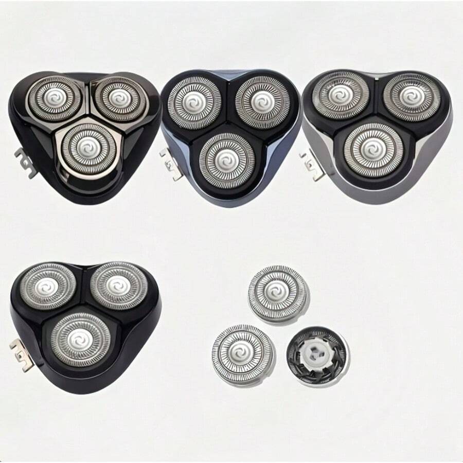 3Pcs Upgrade Your Shave With 3 Replacement Blades Suitable For All Detachable Knife Mesh Electric Shavers