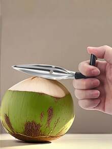 Outdoor Camping Manual Coconut Opener, Stainless Steel Fruit And Vegetable Tool, Meat Extractor And Shell Opener Tool - Multicolor - View 3