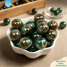 8/10/16mm Multicolor Mermaid Princess Fine Glitter Starry Sky Round Loose Beads, Resin Beads For DIY Bracelet, Necklace, Jewelry Making, Phone Chain, Decorative Beads, Handmade Accessories, Hair Accessories - 2 Brown - View 17