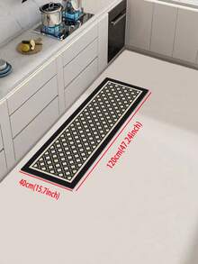 1 buah Keset Dapur Bermotif Kotak-kotak, Karet Lembut 3,5 mm yang Menyerap Air dan Mudah Dibersihkan. Cocok untuk Koridor, Kamar Mandi, Ruang Tamu, Keset Pintu Luar, dan Toilet. Dapat Digunakan Sepanjang Tahun dan untuk Berbagai Hari Libur. - MultiWarna - View 18