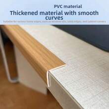 1pc 2m/78.74in Self Adhesive Wall Corner Protector Peel And Stick Flexible Corner Moulding Trim Floor Transition Strip Ceiling - Multicolor - View 8