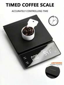 1 Digital Coffee Scale With Timer And Waterproof Mat – Kitchen Scale For Baking, Produce, And Tea; Features Touch-Button Unit Switching (Batteries Not Included) [New Year Kitchen ]. - Multicolor - View 20