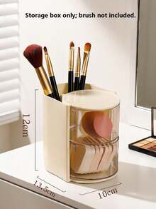 Multifunctional Rotating Desktop Storage Box, Rotating Multi-Layer Transparent Hair Accessory Storage Box, Room Rotating Desktop Storage Box, Hair Clip Storage Box, Multiple Hair Accessory Storage Box, Best Birthday Gift - Multicolor - View 11
