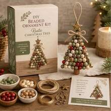 DIY Christmas Tree Beaded Ornament Kit, 3D Crystal Bead Mini Tabletop Xmas Tree Craft Set, Handmade Sparkling Holiday Desk Decoration, 2027 DIY Ornament Kit For Tabletop Christmas Home Decor & Gift - Multicolor - View 5