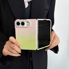 1pc Foldable Phone Case For Boys And Girls, Protective Cover, Smart Phone Case, Fashionable Phone Sleeve, Apple Phone Case, Foldable, Magnetic, Skin-Feel, Gradient, Popular, Fashion, Compatible With Apple Duo - Multicolor - View 11
