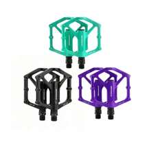 1 Pair Aluminum Alloy Mountain Bike Pedals, Wider Non-Slip Bearing Pedals, Suitable For Road Bikes And Bicycles - Multicolor - View 1