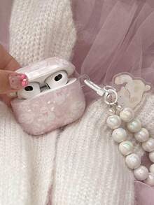 Casing Pelindung Motif Kucing Warna Pink Lucu untuk Pods Pro 3, Casing Earphone Pods 4 Baru, Pro 2 Generasi ke-3, Casing Pelindung Earphone Apple Pods 5, 1 Casing Pelindung Earphone, Gaya Wanita - Baby Pink - View 7