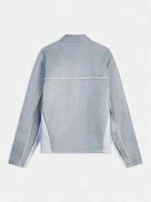 Puma Men's Letter Print Zip-Up Casual Versatile Sports Jacket - Grey - View 2