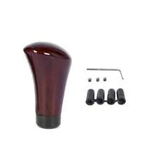 1pc Universal Car Gear Shift Knob Modification Manual Gear Shift Lever Head Carbon Fiber Color/Wooden Color 2 Styles Available - A - View 12