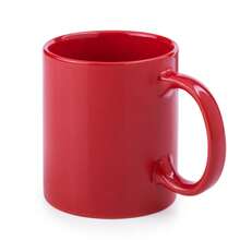 Dam Ceramic Mug 370 Ml Glossy Glazed - Red - View 1