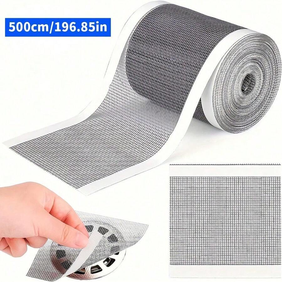 196 Inch Self-Adhesive Window Door Net Repair Tape, Suitable For Repairing Mosquito Net Holes, Easy To Apply, Non-Waterproof - For Repairing Holes And Tears - Multicolor - View 1