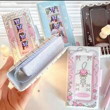 Sweetheart Guardian Wings 4-Pocket Card Holder Bowknot Idol Photo Card Storage Album Sticker Ticket Scrapbook - Multicolor - View 8