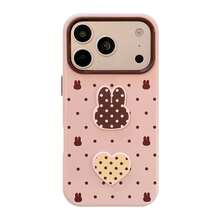 GUCADI, A Cute Polka Dot Pattern Phone Case, Compatible With Apple 18 Pro, 16, Featuring 3D Design, Minimalist And Cute Style, With 14 Soft Shells And 17 Cute Styles, Design Styles Include Girly, Geometric, Cartoon, And Color Block, Suitable For Niche Groups, Showcasing Soft And Feminine Elegant And Style. - Strawberry Powder - View 6