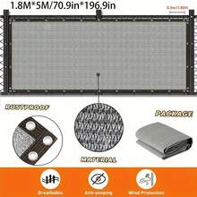 1pc Outdoor Wall-Mounted Privacy Screen, Garden Windproof Sunshade & Light Blocking Fence, Garden Decor - 1 Outdoor Barrier - View 19