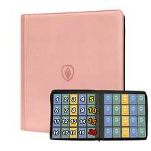 Premium Card Storage Gift, 20‑Pocket Card Binder, Holds Up To 1280 Collectible Cards, Sturdy Zipper Design, Large‑Capacity - Multicolor - View 14