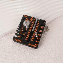 Wire Gauge Screw Measuring Tool, Thickness Gauge, Standard Double-Sided Ruler, Portable Lightweight Multi-Function Size Gauge, Suitable For DIY, Electrical Repair Projects, Bolt Size Gauge, Handheld Precision Caliper, Auxiliary Tool - One Size - View 1