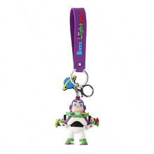 Mesuca Disney Official Licensed Toy Story Keychain, Cute 3D Silicone Cartoon Character Pendant, Woody, Buzz Lightyear, Alien Shaped Keyring, Cartoon Backpack Accessory, Suitable As A Gift. - View 13