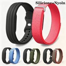 2pcs Silicone+Nylon Band For Google Air Strap Adjustable Replacement Wristband For Air Fitness Tracker Bracelet - Multicolor - View 1