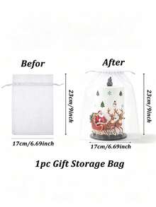 2D Flat Santa Claus Red Sleigh & Colorful Lights Reindeer Print Paper Towel Holder, Acrylic Material Vertical Roll Paper Storage Rack, Kitchen Dining Table Decor Ornament, Easy Installation, Suitable For Christmas Party Home Room Decoration (Paper Towels Not Included) - Multicolor - View 7