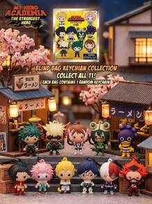 Gantungan Kunci Karakter 3D Blind Box Berlisensi Resmi, Gantungan Tas Karakter Anime, Dekorasi Ransel, Hadiah 1 buah Crunchyroll - MultiWarna - View 1