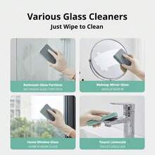 6Pcs/3pcs/1pc Glass Limescale Magic Scrub Cleaning Brush, Household Bathroom Mirror Shower Room Tile Powerful Limescale Water Stain Water Mark Removal Tool, Multi-Functional Window Glass Cleaning Tool - Multiple Styles - View 8