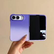 1pc Foldable Phone Case For Boys And Girls, Protective Cover, Smart Phone Case, Fashionable Phone Sleeve, Apple Phone Case, Foldable, Magnetic, Skin-Feel, Gradient, Popular, Fashion, Compatible With Apple Duo - Multicolor - View 17