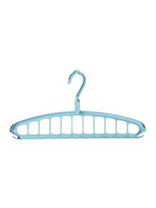 1pc Space-Saving Multifunctional Clothes Hanger, Plastic Wardrobe Storage Rack, Portable Foldable Clothes Hanger, Suitable For Wardrobe Storage, Essential For Travel - Multicolor - View 11