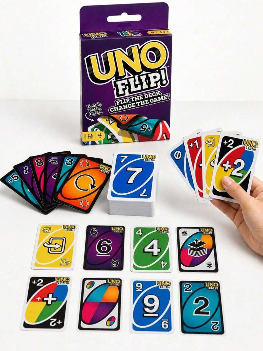 1 Box Splendor Multi-Function Flip Toy Cards, Multiple Combinations, Suitable For Party Games - Multicolor - View 1