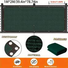 1pc Outdoor Wall-Mounted Privacy Screen, Garden Windproof Sunshade & Light Blocking Fence, Garden Decor - 1 Outdoor Barrier - View 34