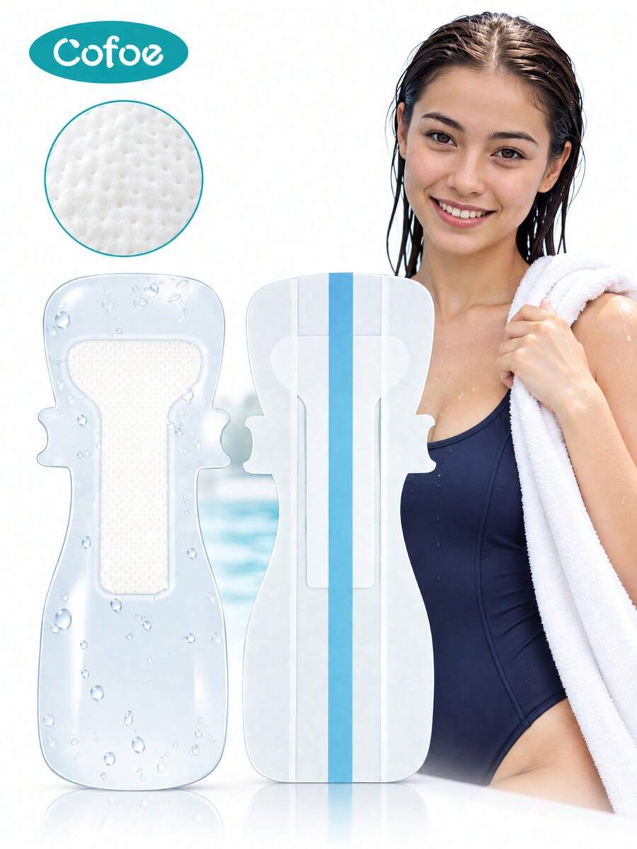 Cofoe Waterproof Swimming Privacy Protection Patch, Breathable Non-Adhesive Skin-Friendly Bikini Intimate Area Protection Patch Suitable For Swimming, Bathtub, Water Sports - Polyester Transparent Film Type - View 1