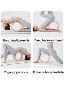 1pc Yoga Wheel Back Roller, Massage Function, Full Body Stretching Tool, Fitness Accessory, Lightweight And Portable, Suitable For Home, Gym And Daily Fitness, Durable, Suitable For All Users Halloween - Multicolor - View 6