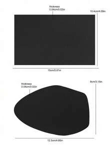 1pc/1pair Square Oval Anti-Slip Dance Shoe Sole Pads, Trimmable, Easy Rotation, Forefoot And Heel Pads, Suitable For Latin Dance Shoes And High Heels - Multicolor - View 3