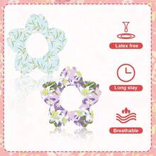 1 Box - 2/10pcs Floral Patches For G7, Waterproof And Breathable, Sensor Cover, 5 Floral Theme Waterproof Breathable CGM Sensor Stickers For G7 - View 3