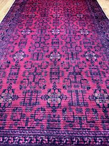 Digitally Printed Non-Slip Washable Runner And Area Rug Suitable For Living Room, Outdoor, Bedroom, Kitchen Carpet, Modern Design | Modern, Scandinavian, Bohemian And Classic Styles | 100% Polyester - Red - View 10