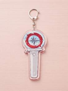 1pc/8Pcs K--Pop Fan LightStick Acrylic Keychain Charms, Cute Music Group Replica Pendant Set, Y2K Concert Enthusiast Accessories, Perfect Gift For K-Pop Fans And Friends, High-Quality Transparent Acrylic, Great For Tote Bags, Keys And Daily Decoration. - Multicolor - View 10