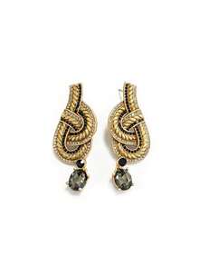 1 Pair Vintage Knot Stud Earrings For Women - Twist Stud Earrings - View 5